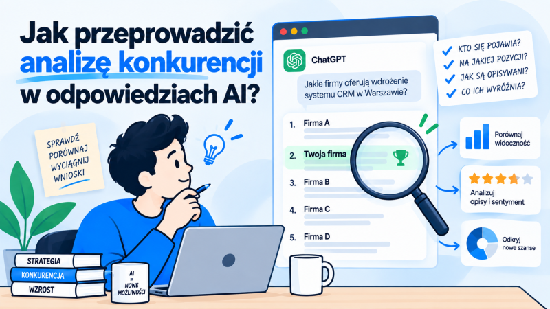 Jak przeprowadzić analizę konkurencji w odpowiedziach AI?